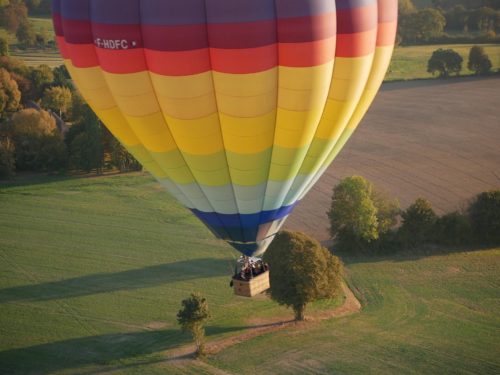 Vendôme et la vallée du Loir à découvrir en montgolfière